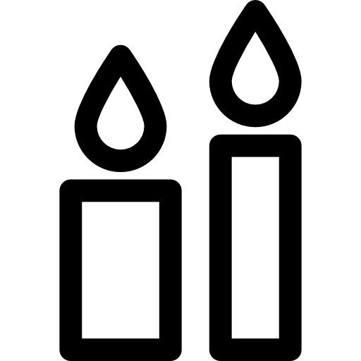 양초 Basic Rounded Lineal icon