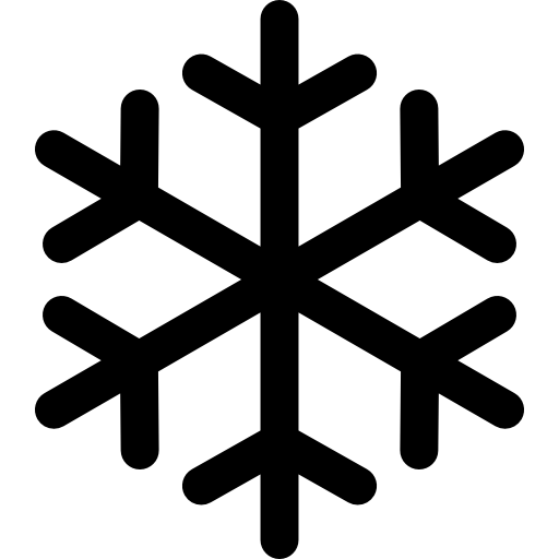 flocon de neige Basic Rounded Lineal Icône