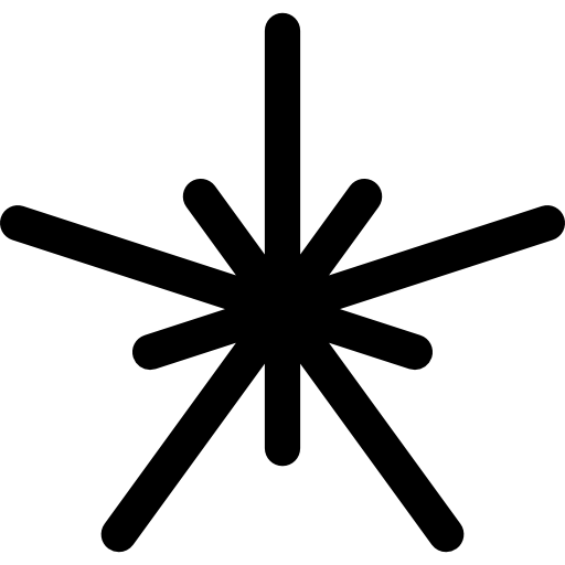 Звезда Basic Rounded Lineal иконка