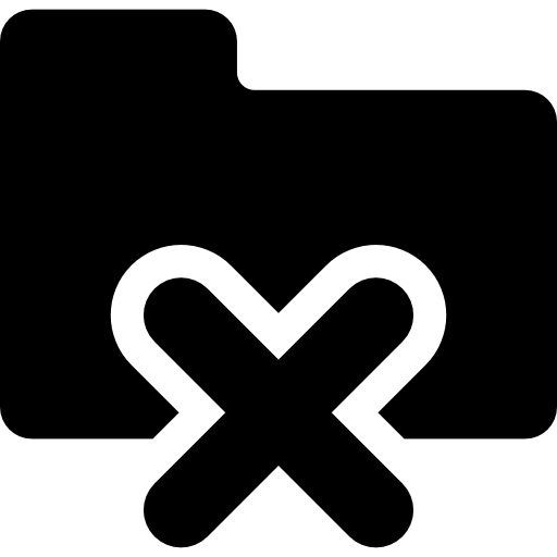비활성화 된 폴더  icon