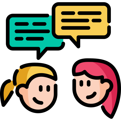 conversacion Special Lineal color icono