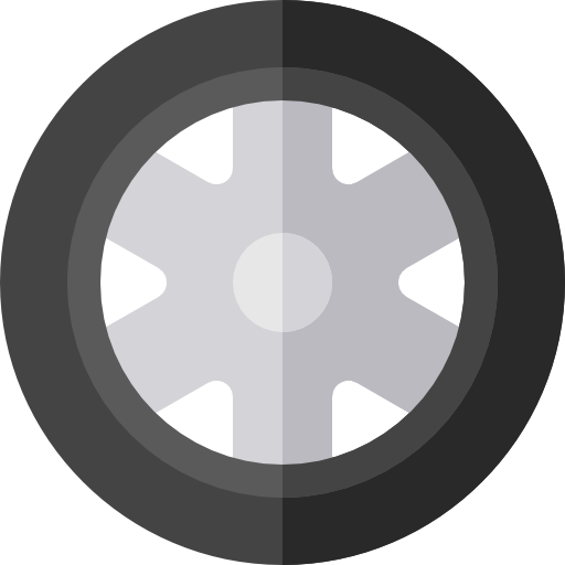 lichtmetalen wiel Basic Straight Flat icoon