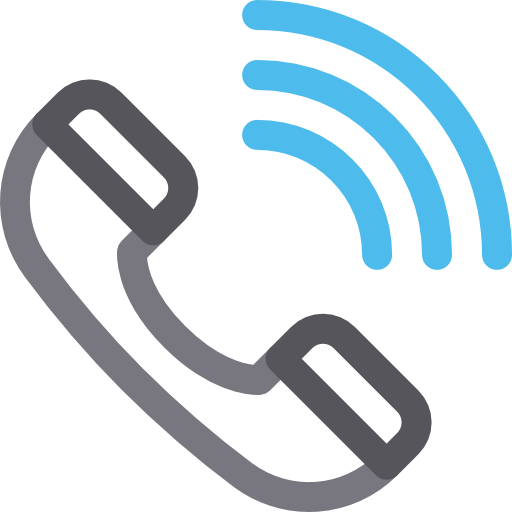 telefoongesprek Basic Rounded Lineal Color icoon