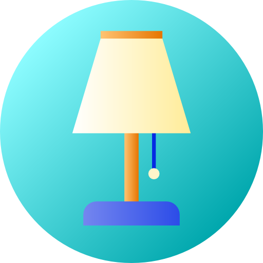 lampe Flat Circular Gradient icon