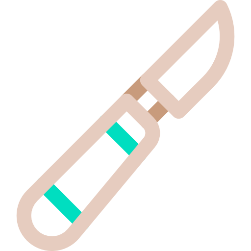 Scalpel Basic Rounded Lineal Color icon