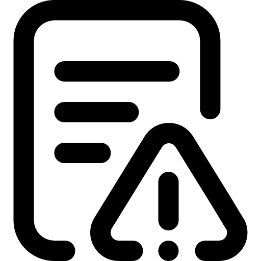 アラート Super Basic Omission Outline icon