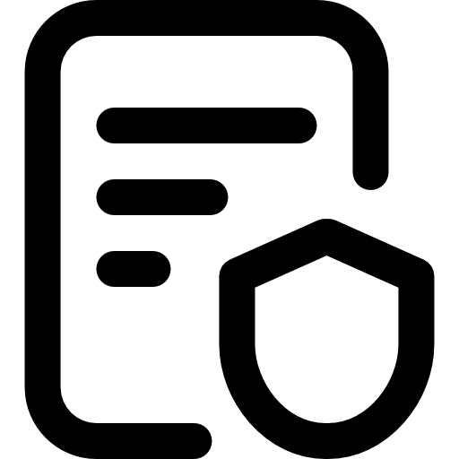 문서 Super Basic Omission Outline icon