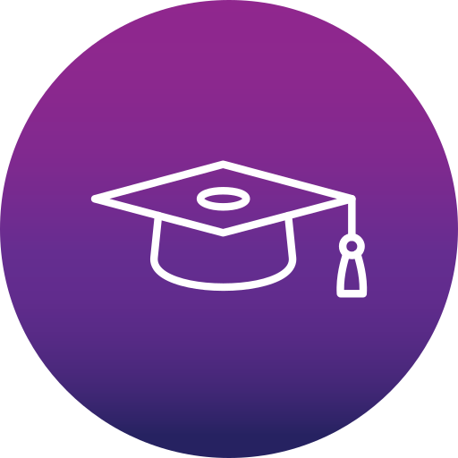 Mortarboard Generic gradient fill icon