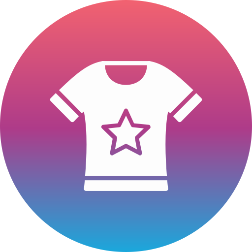 t-shirt Generic gradient fill icon