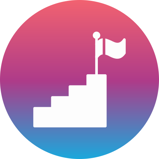 Upstairs Generic gradient fill icon