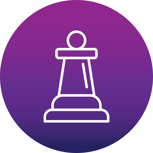 Chess piece Generic gradient fill icon