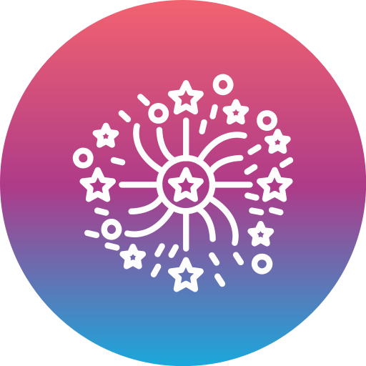 Fireworks  Generic gradient fill icon