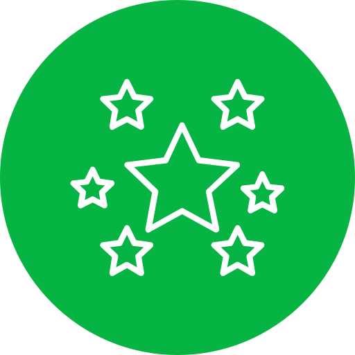 Stars Generic color fill icon