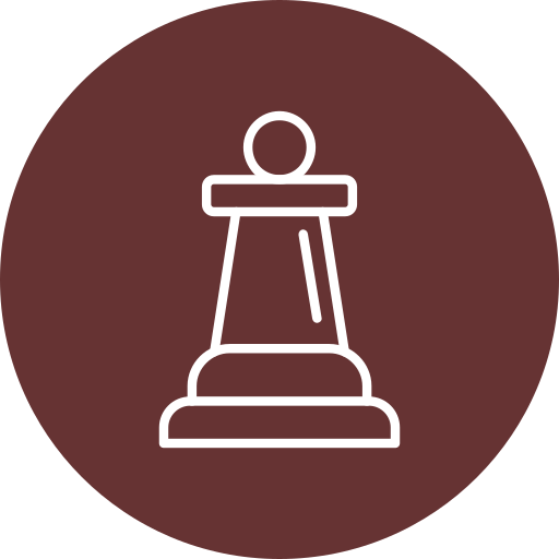 pieza de ajedrez Generic color fill icono