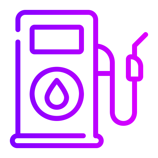Fuel station Generic gradient outline icon