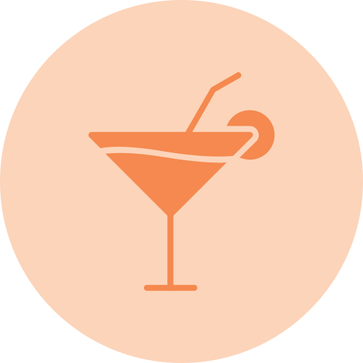 cocktail Generic color fill icona