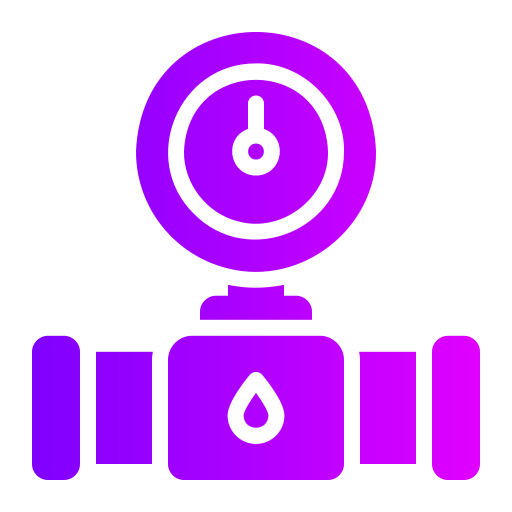 Pressure gauge Generic gradient fill icon