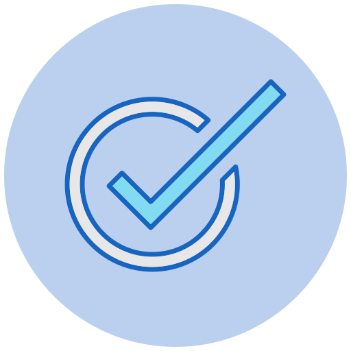 Checked Generic color lineal-color icon