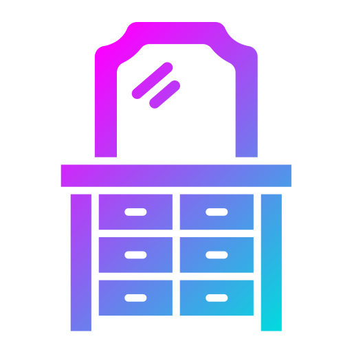 dressing table Generic gradient fill icon