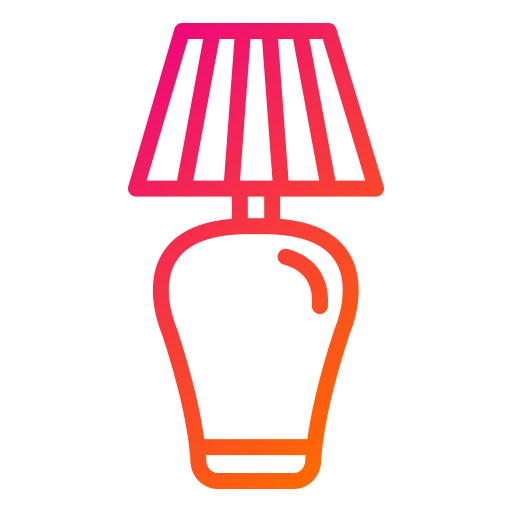 lampa podłogowa Generic gradient outline ikona