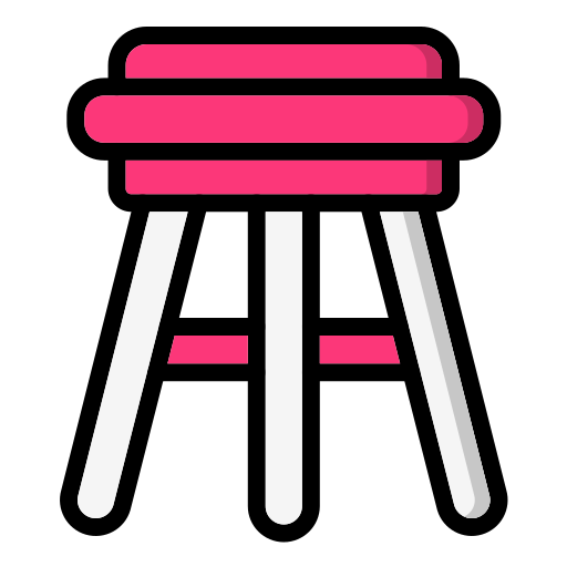 Stool stand Generic color lineal-color icon