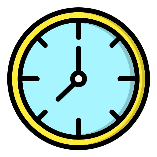 orologio da parete Generic color lineal-color icona