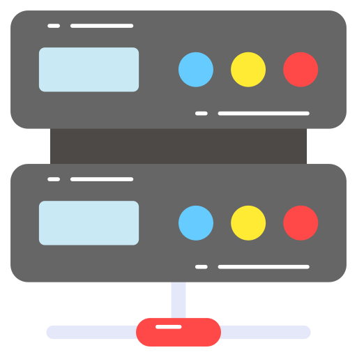ネットワークサーバー Generic color fill icon