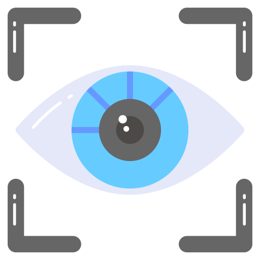 Retinal scanner Generic color fill icon