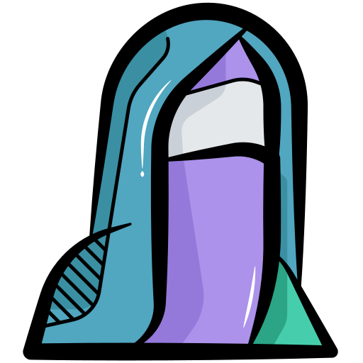 muslimah Generic color hand-drawn icon