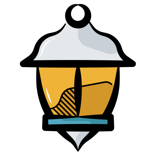 Lantern Generic color hand-drawn icon