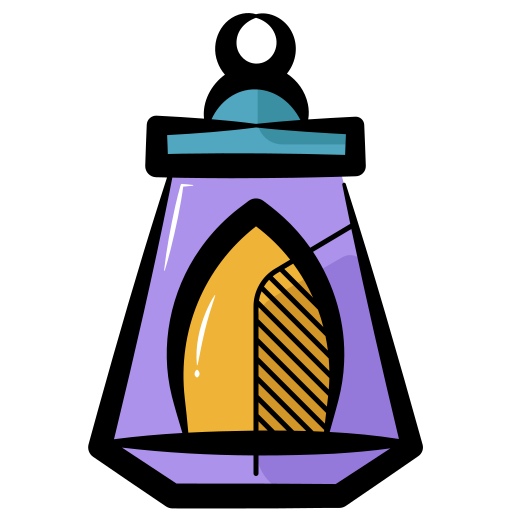 фонарь Generic color hand-drawn иконка