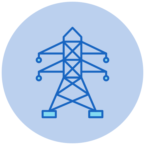 wieża elektryczna Generic color lineal-color ikona