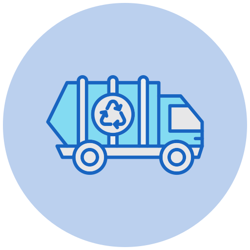 camión de basura Generic color lineal-color icono
