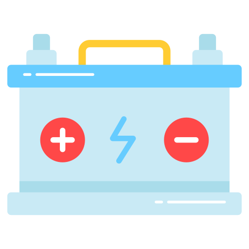 Energy storage Generic color fill icon