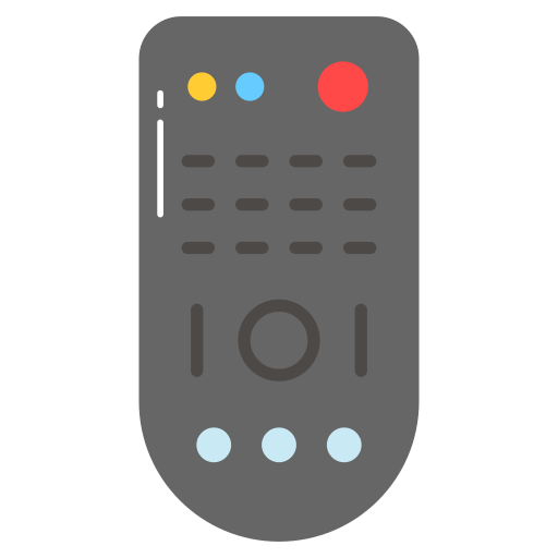 Remote control Generic color fill icon