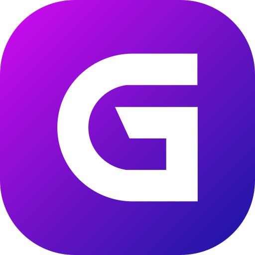 문자 g Generic gradient fill icon