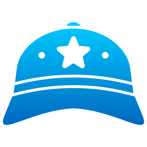 gorra Generic gradient fill icono