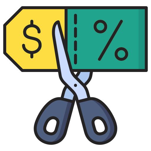 Price cut Generic color lineal-color icon