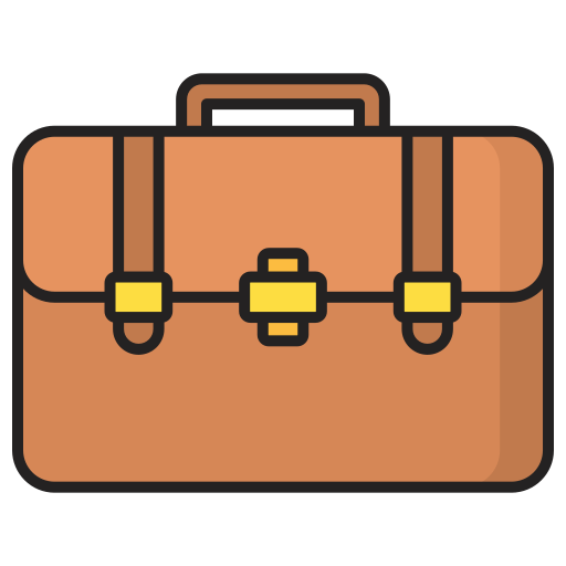 Briefcase Generic color lineal-color icon