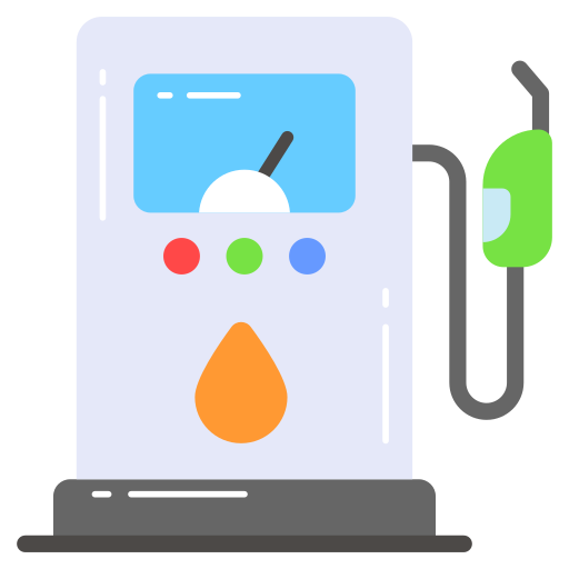Fuel station Generic color fill icon