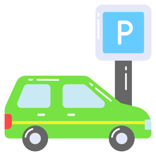Car Parking Generic color fill icon