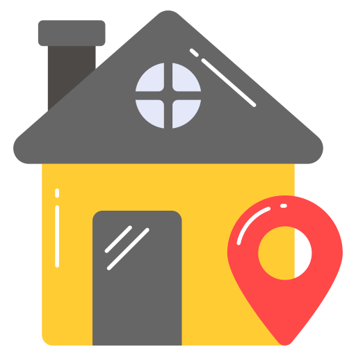 Home address Generic color fill icon