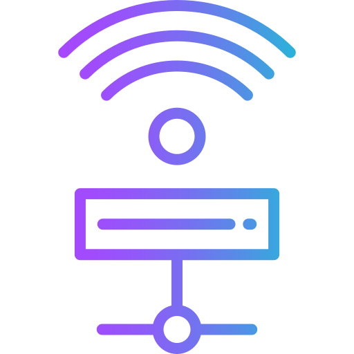 와이파이 서버 Generic gradient outline icon