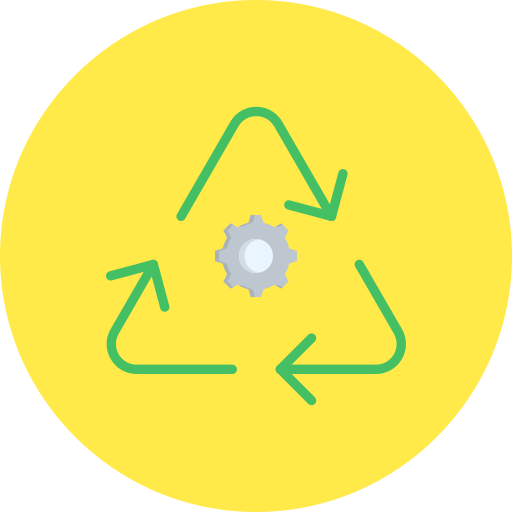 reciclar Generic color fill icono
