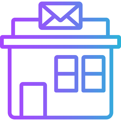 Post Office Generic gradient outline icon