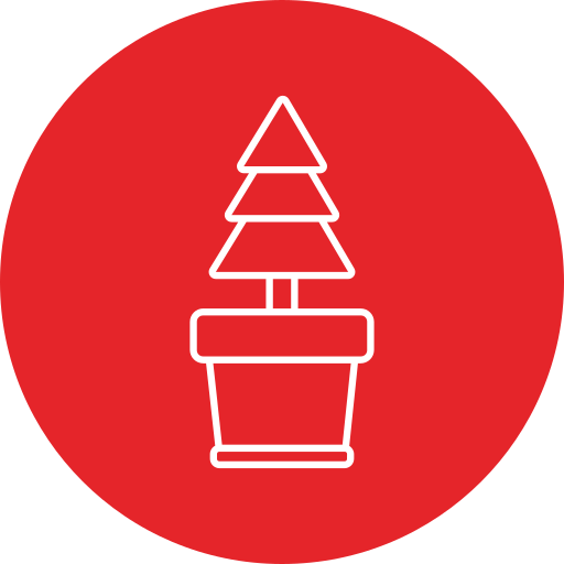 Árbol de navidad Generic color fill icono