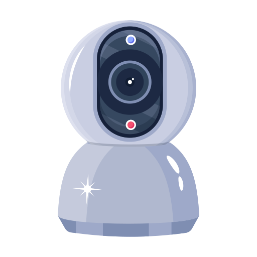 Webcam Generic color fill icon