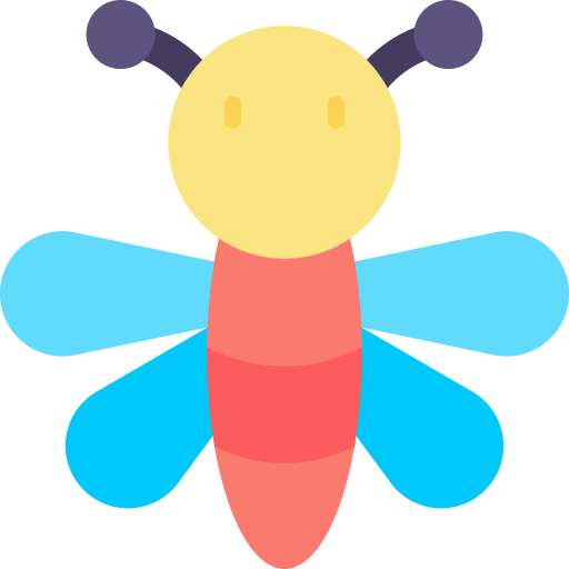 Dragon fly Generic color fill icon