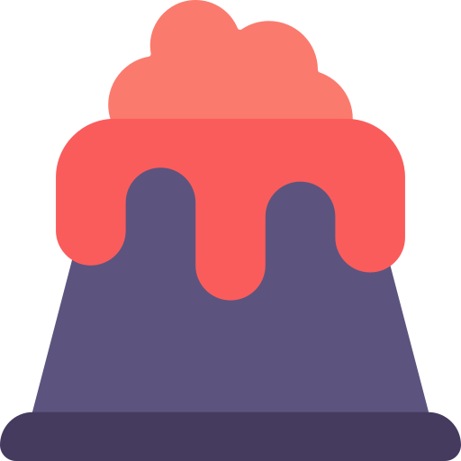 Volcano Generic color fill icon