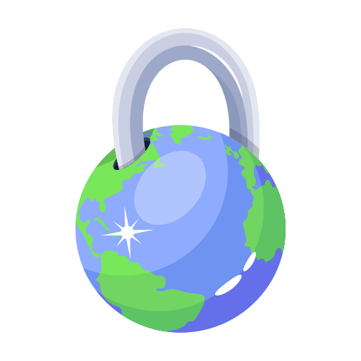 globalne bezpieczeństwo Generic color fill ikona